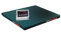 48 inch x 60 inch (4' x 5') Heavy Duty Floor Scale with Ramp & Printer 2500 lbs x .5 lb